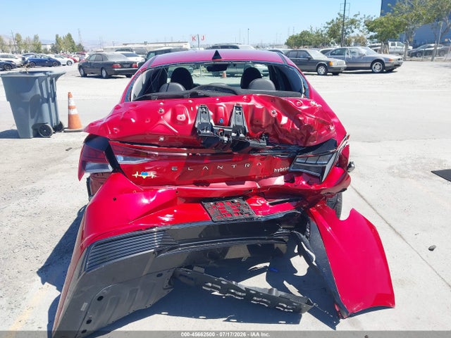 2023 Hyundai Elantra Hybrid Limited მანქანა იყიდება აუქციონზე, vin: KMHLN4AJ4PU038360, აუქციონის ნომერი: 45662500