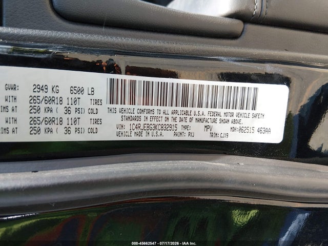 1C4RJEBG3KC832915 Jeep Grand Cherokee Limited 4x2