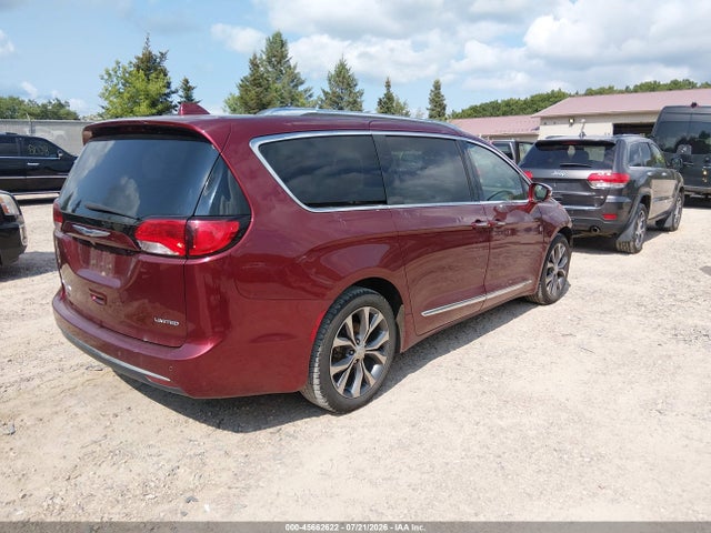 2017 Chrysler Pacifica Limited მანქანა იყიდება აუქციონზე, vin: 2C4RC1GG2HR812666, აუქციონის ნომერი: 45662622