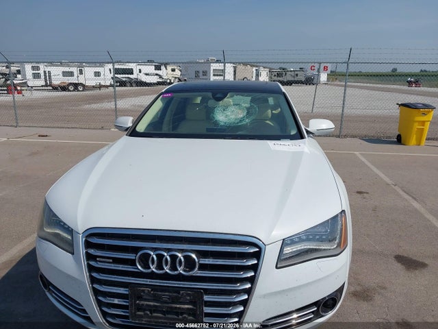 45662752 :رقم المزاد ، WAURGAFD7DN005611 vin ، 2013 Audi A8 L 3.0t مزاد بيع