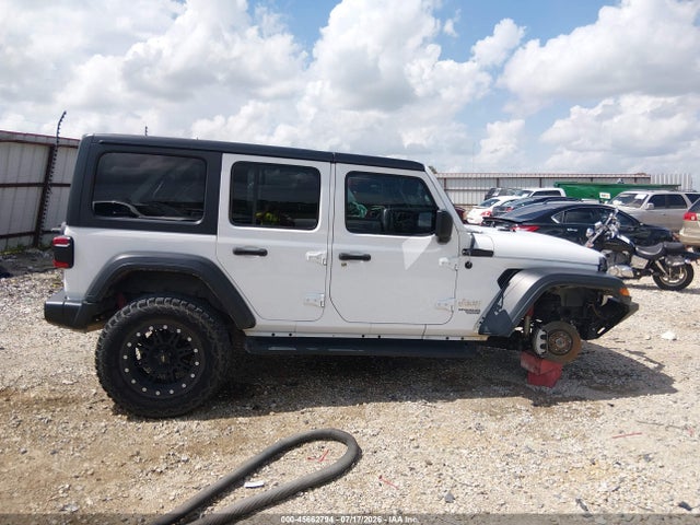 45662794 :رقم المزاد ، 1C4HJXDG7MW570919 vin ، 2021 Jeep Wrangler Unlimited Sport S 4x4 مزاد بيع