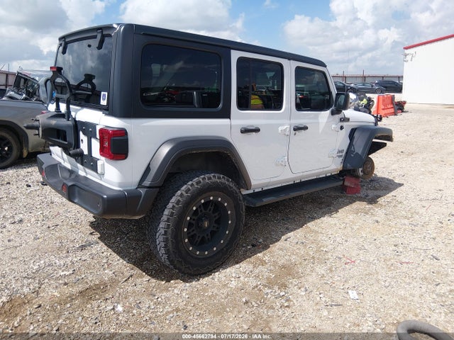 45662794 :رقم المزاد ، 1C4HJXDG7MW570919 vin ، 2021 Jeep Wrangler Unlimited Sport S 4x4 مزاد بيع