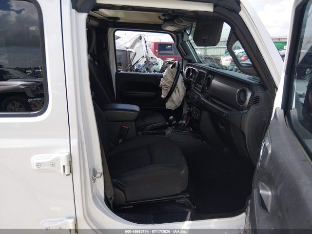 45662794 :رقم المزاد ، 1C4HJXDG7MW570919 vin ، 2021 Jeep Wrangler Unlimited Sport S 4x4 مزاد بيع