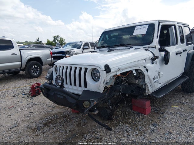45662794 :رقم المزاد ، 1C4HJXDG7MW570919 vin ، 2021 Jeep Wrangler Unlimited Sport S 4x4 مزاد بيع