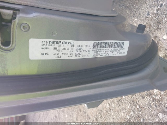 Продажа на аукционе авто 2013 Dodge Grand Caravan Sxt, vin: 2C4RDGCG7DR717097, номер лота: 45662856