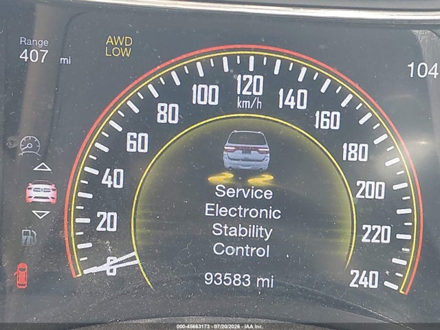 45663173 :رقم المزاد ، 1C4SDJCT0KC803420 vin ، 2019 Dodge Durango R/t مزاد بيع