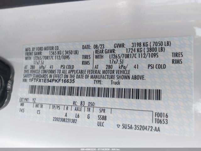 Ford F-150 Xl 2023 1FTFX1E54PKF16635 Image 9
