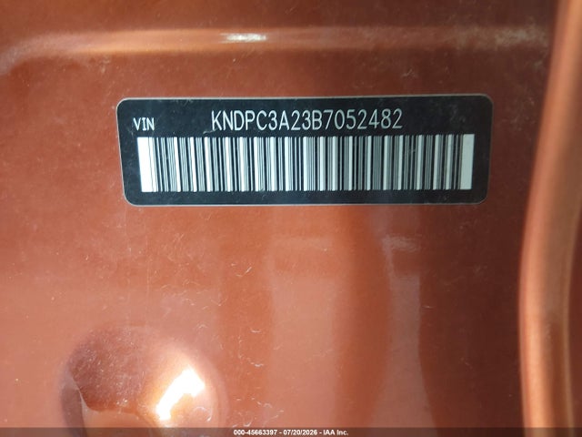 Aukcja sprzedaży 2011 Kia Sportage Ex, vin: KNDPC3A23B7052482, numer aukcji: 45663397