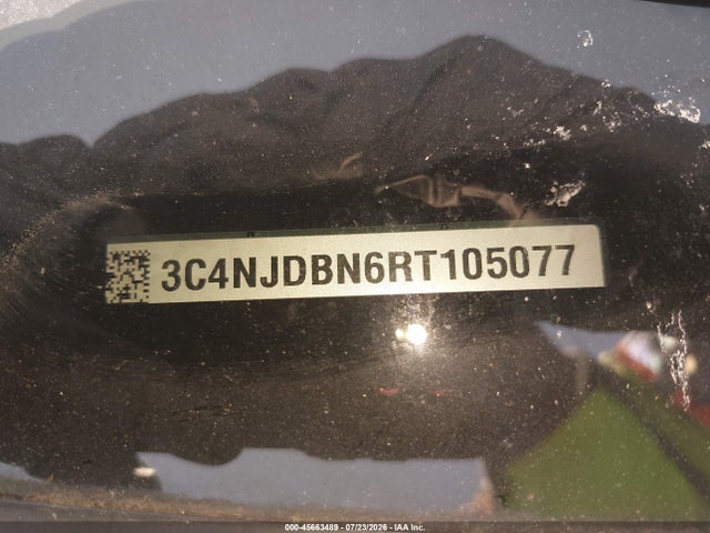 45663489 :رقم المزاد ، 3C4NJDBN6RT105077 vin ، 2024 Jeep Compass Latitude 4x4 مزاد بيع