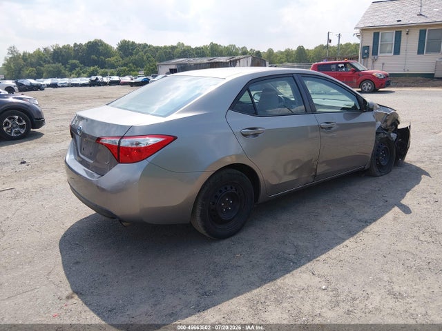 Aukcja sprzedaży 2016 Toyota Corolla Le, vin: 5YFBURHE2GP451254, numer aukcji: 45663502