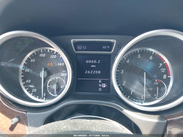 Продаж на аукціоні авто 2012 Mercedes-benz Ml 350 4matic, vin: 4JGDA5HB4CA024152, номер лоту: 45663581