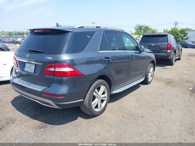 Продаж на аукціоні авто 2012 Mercedes-benz Ml 350 4matic, vin: 4JGDA5HB4CA024152, номер лоту: 45663581