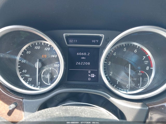 Продаж на аукціоні авто 2012 Mercedes-benz Ml 350 4matic, vin: 4JGDA5HB4CA024152, номер лоту: 45663581
