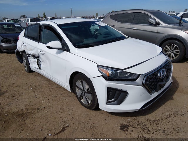 45663601 :رقم المزاد ، KMHC65LC1NU281204 vin ، 2022 Hyundai Ioniq Hybrid Blue مزاد بيع