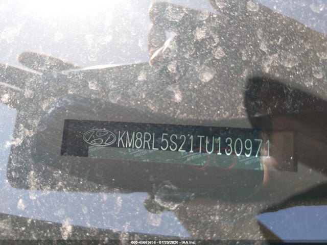 KM8RL5S21TU130971 Hyundai Palisade Sel 7p
