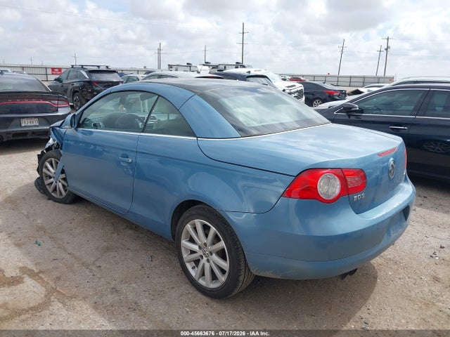 2008 Volkswagen Eos Komfort მანქანა იყიდება აუქციონზე, vin: WVWBA71F28V035557, აუქციონის ნომერი: 45663676