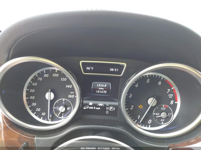Aukcja sprzedaży 2013 Mercedes-benz Gl 450 4matic, vin: 4JGDF7CE9DA098280, numer aukcji: 45663684