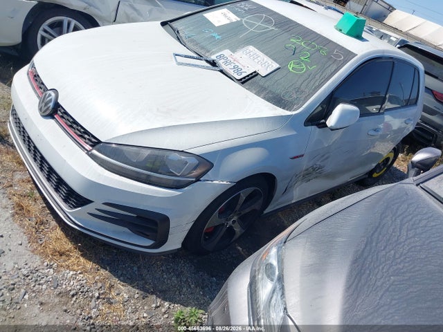 2019 Volkswagen Golf Gti 2.0t Autobahn/2.0t Rabbit Edition/2.0t S/2.0t Se მანქანა იყიდება აუქციონზე, vin: 3VW6T7AU3KM016363, აუქციონის ნომერი: 45663696