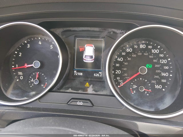 2018 Volkswagen Tiguan 2.0t Se/2.0t Sel მანქანა იყიდება აუქციონზე, vin: 3VV2B7AXXJM190803, აუქციონის ნომერი: 45663714