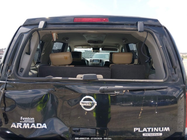 45663749 :رقم المزاد ، 5N1BA0NC8FN615203 vin ، 2015 Nissan Armada Platinum مزاد بيع