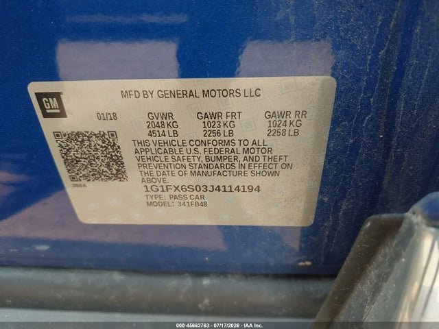 Chevrolet Bolt Ev Premier 2018 1G1FX6S03J4114194 Image 9
