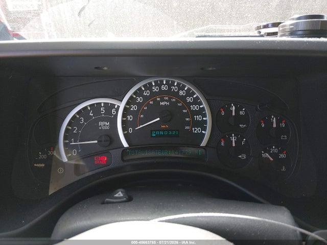 45663785 :رقم المزاد ، 5GRGN23U25H101493 vin ، 2005 Hummer H2 Suv مزاد بيع