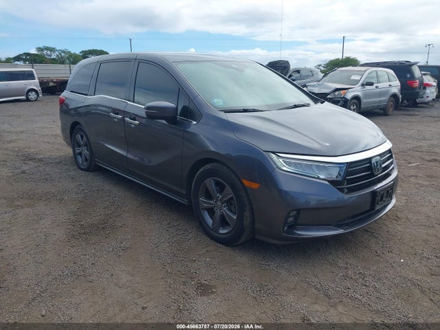45663787 :رقم المزاد ، 5FNRL6H50NB029248 vin ، 2022 Honda Odyssey Ex مزاد بيع
