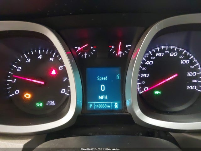 2012 Chevrolet Equinox Lt W/1lt მანქანა იყიდება აუქციონზე, vin: 2GNFLEEK2C6264719, აუქციონის ნომერი: 45663837