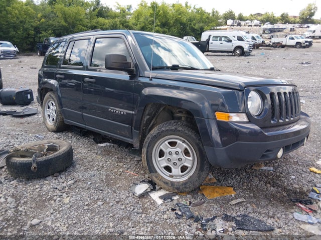 2016 Jeep Patriot Sport მანქანა იყიდება აუქციონზე, vin: 1C4NJPBA9GD589389, აუქციონის ნომერი: 45663887