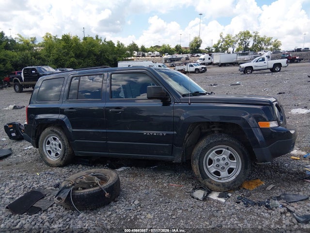 2016 Jeep Patriot Sport მანქანა იყიდება აუქციონზე, vin: 1C4NJPBA9GD589389, აუქციონის ნომერი: 45663887