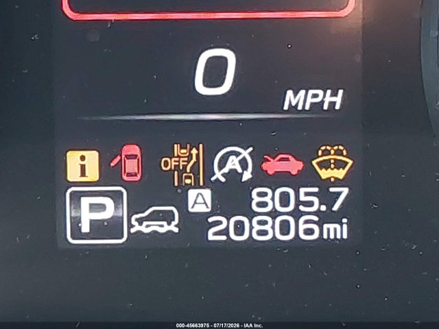 45663975 :رقم المزاد ، 4S4BTAFC6S3118235 vin ، 2025 Subaru Outback Premium مزاد بيع