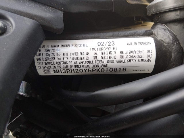 Yamaha Mt-03 2023 MH3RH20Y5PK010816 Image 10