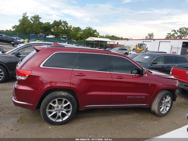 2015 Jeep Grand Cherokee Summit მანქანა იყიდება აუქციონზე, vin: 1C4RJFJG4FC609988, აუქციონის ნომერი: 45664130