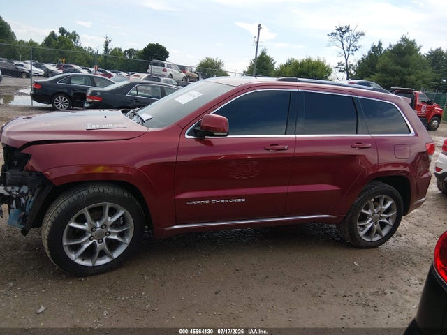 2015 Jeep Grand Cherokee Summit მანქანა იყიდება აუქციონზე, vin: 1C4RJFJG4FC609988, აუქციონის ნომერი: 45664130