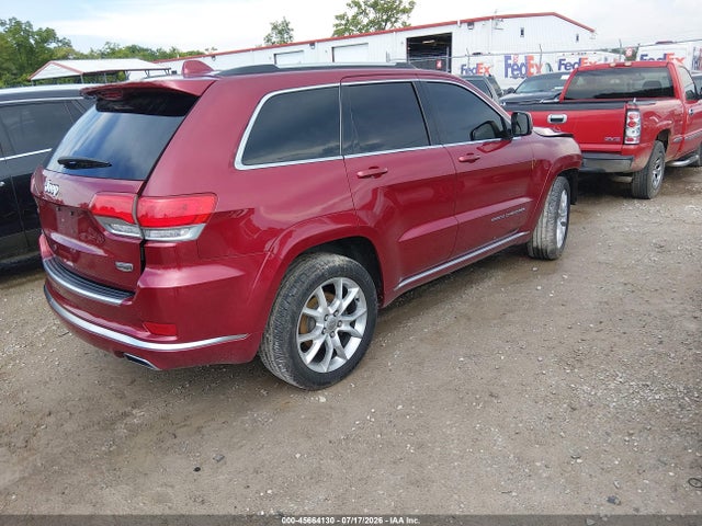 2015 Jeep Grand Cherokee Summit მანქანა იყიდება აუქციონზე, vin: 1C4RJFJG4FC609988, აუქციონის ნომერი: 45664130