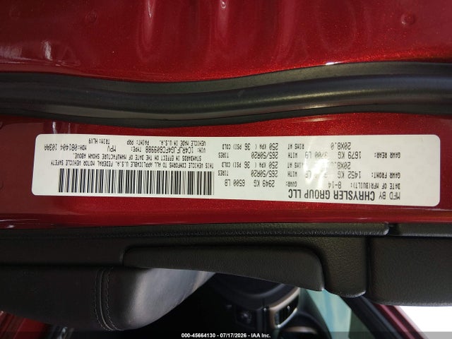 2015 Jeep Grand Cherokee Summit მანქანა იყიდება აუქციონზე, vin: 1C4RJFJG4FC609988, აუქციონის ნომერი: 45664130