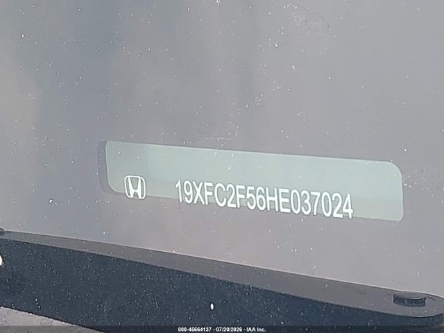 Honda Civic Lx 2017 19XFC2F56HE037024 Image 9