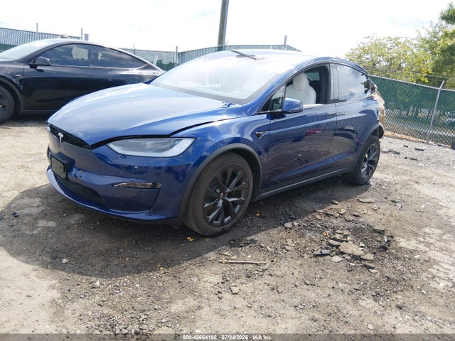 45664198 :رقم المزاد ، 7SAXCDE59RF442178 vin ، 2024 Tesla Model X Long Range مزاد بيع