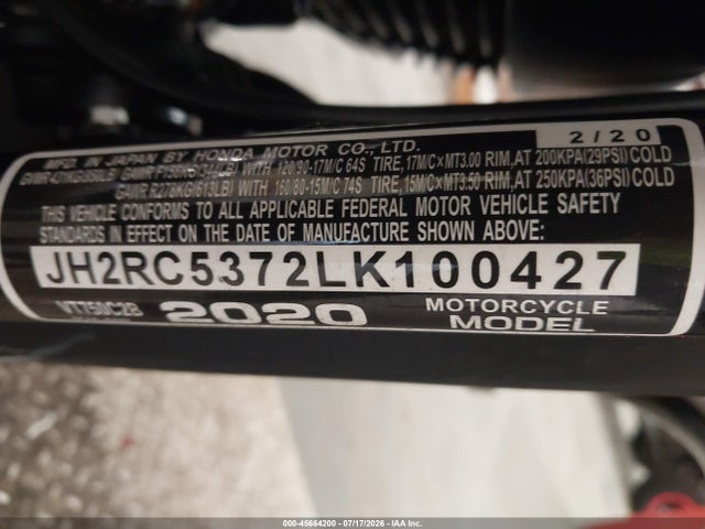 Honda Vt750 C2b 2020 JH2RC5372LK100427 Image 10