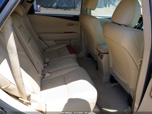 45664227 :رقم المزاد ، 2T2BK1BA7AC010400 vin ، 2010 Lexus Rx 350 مزاد بيع