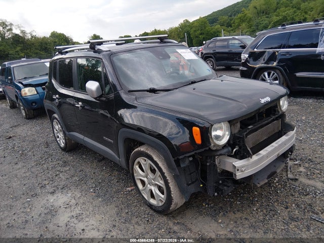 Aukcja sprzedaży 2017 Jeep Renegade Limited, vin: ZACCJADB3HPF32585, numer aukcji: 45664249