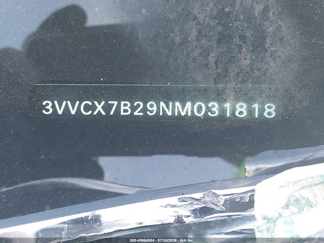 45664554 :رقم المزاد ، 3VVCX7B29NM031818 vin ، 2022 Volkswagen Taos 1.5t S مزاد بيع