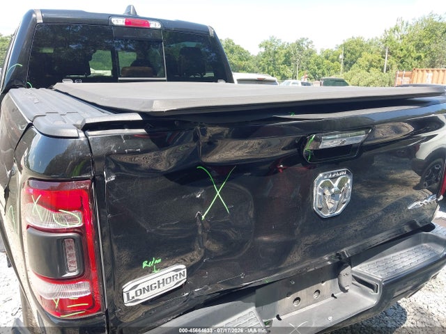 2019 Ram 1500 Longhorn  4x4 5'7 Box მანქანა იყიდება აუქციონზე, vin: 1C6SRFKT5KN728385, აუქციონის ნომერი: 45664633