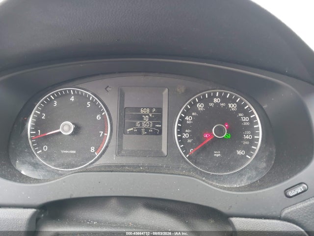 2012 Volkswagen Jetta 2.5l Se მანქანა იყიდება აუქციონზე, vin: 3VWDX7AJ8CM398067, აუქციონის ნომერი: 45664732