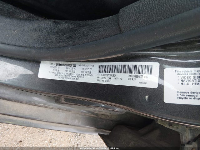 Aukcja sprzedaży 2015 Chrysler 200 S, vin: 1C3CCCDG7FN601614, numer aukcji: 45664748