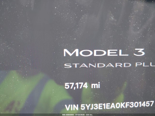 Tesla Model 3 Long Range/mid Range/standard Range/standard Range Plus 2019 5YJ3E1EA0KF301457 Image 15