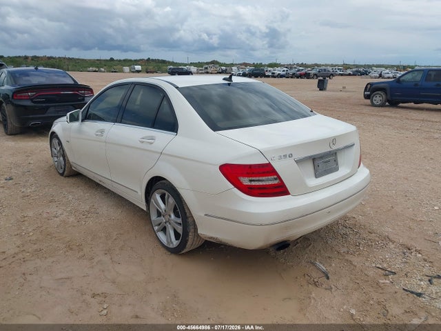 Aukcja sprzedaży 2012 Mercedes-benz C 250 Luxury, vin: WDDGF4HB9CR212024, numer aukcji: 45664986