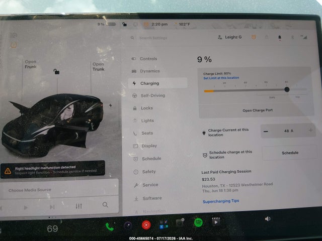 Aukcja sprzedaży 2026 Tesla Model Y Premium Rear-wheel Drive/rear-wheel Drive, vin: 7SAYGDED5TA676158, numer aukcji: 45665074