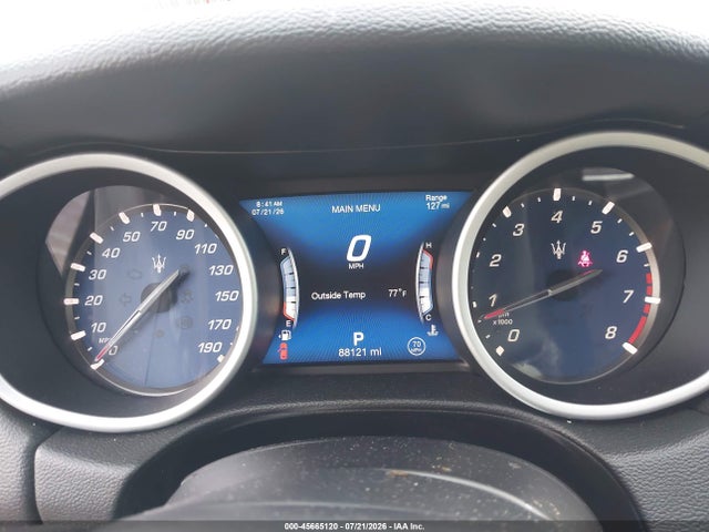 2018 Maserati Ghibli მანქანა იყიდება აუქციონზე, vin: ZAM57XSA6J1300374, აუქციონის ნომერი: 45665120