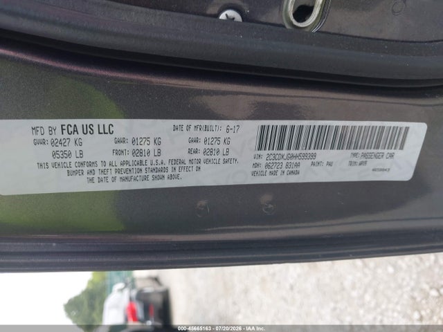Продаж на аукціоні авто 2017 Dodge Charger Sxt Awd, vin: 2C3CDXJG0HH599399, номер лоту: 45665163